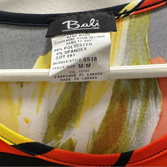 NEW Multi Coloured 
Bali sleeveless top
Size Medium but fits more like a Small - Picture 6 of 6